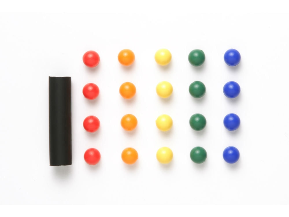 Tamiya 15386 – Ball Stabilizer Caps (Bright Colors)