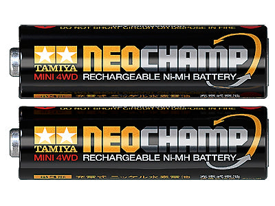Tamiya 15420 - Neochamp Rechargeable Mini 4WD Ni-MH Battery (2pcs)