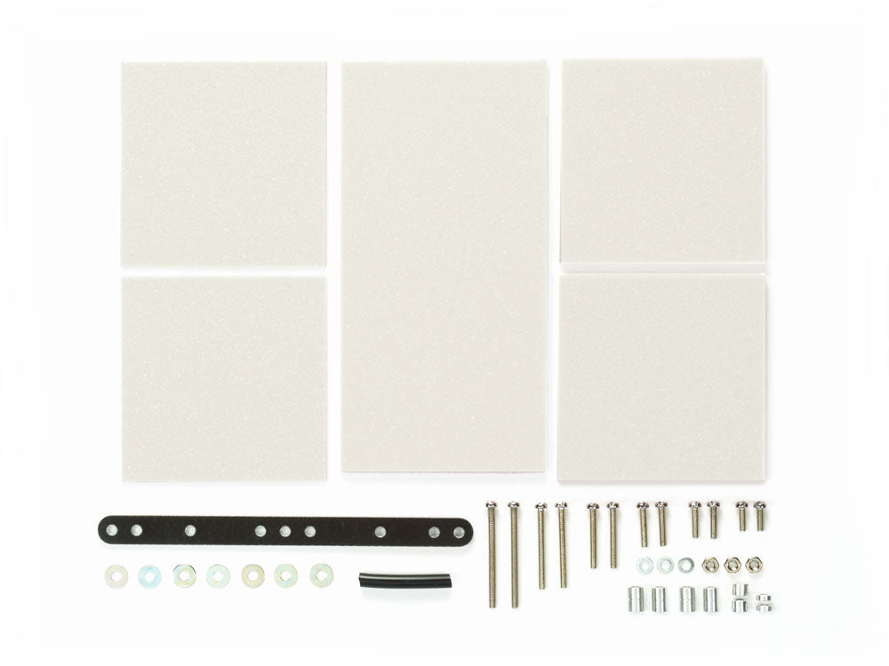 Tamiya 15492 – Brake Sponge Set (1/2/3mm, White)