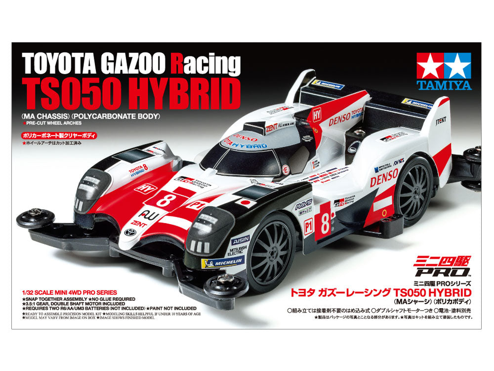 Tamiya 18652 – TOYOTA GAZOO Racing TS050 HYBRID (MA Chassis) (Polycarbonate Body)