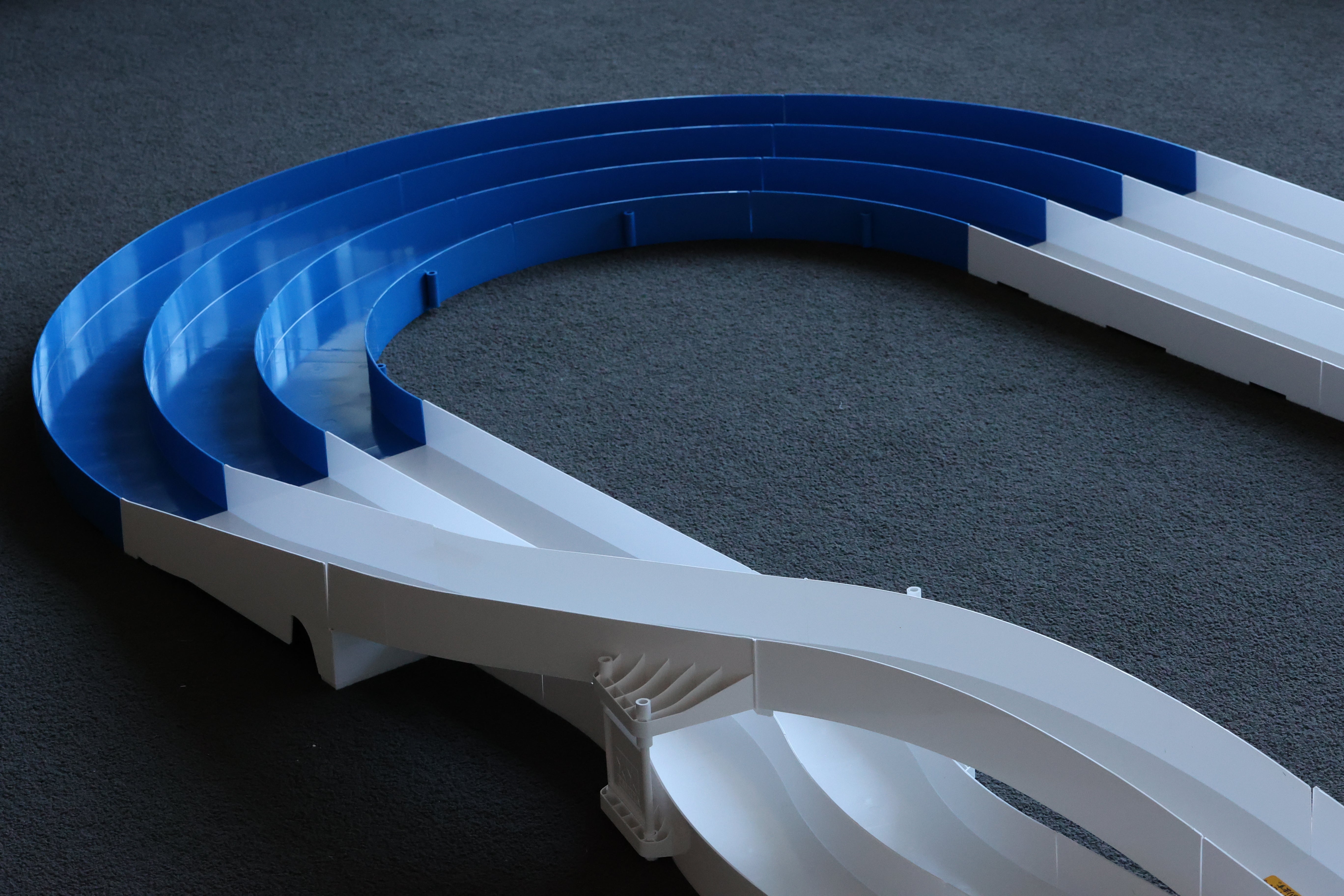 Tamiya 69579 - Japan Cup Junior Circuit Lane Change & Extension Set (White)