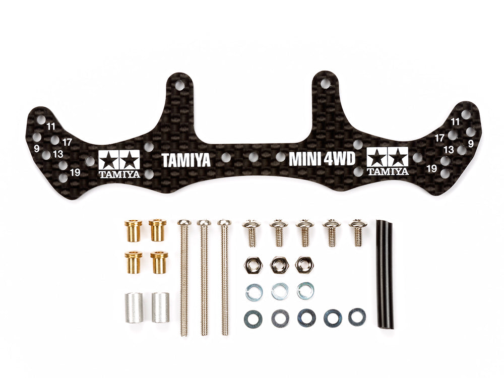 Tamiya 15499 - Hg Carbon Wide Rear Plate (1.5mm)