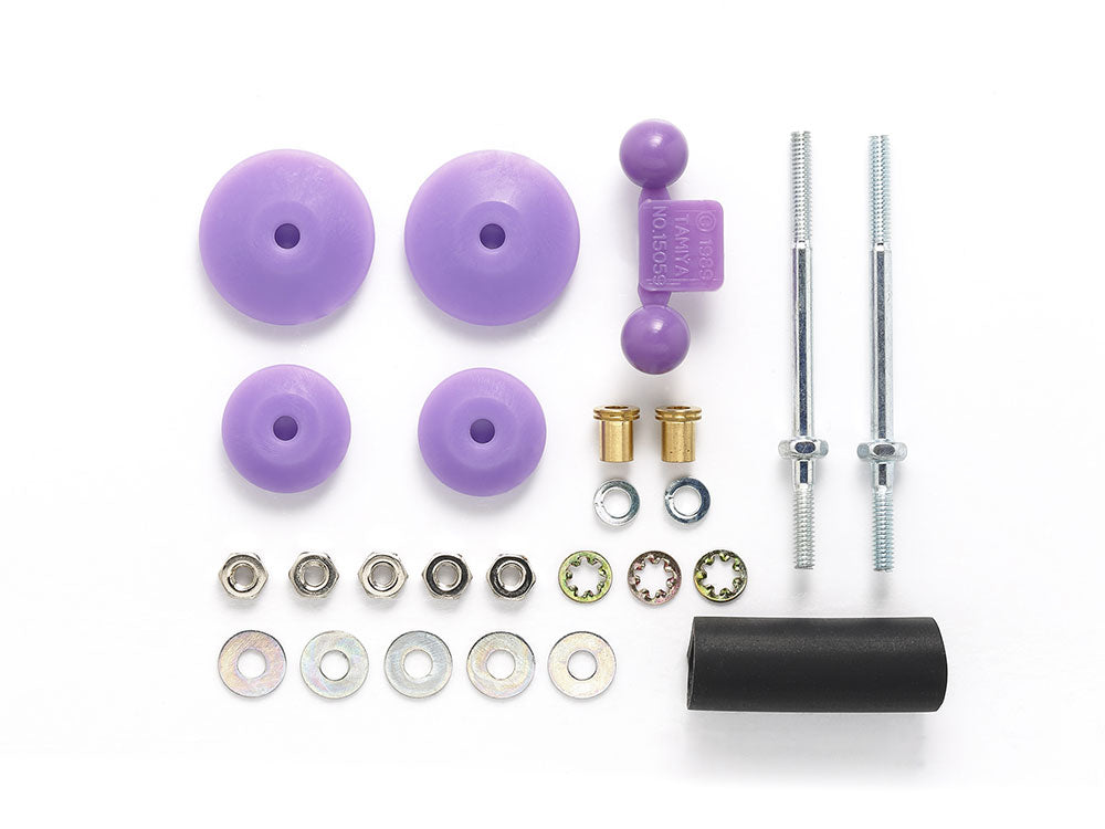 Tamiya 95518 – Large Diameter Stabilizer Head Set (11mm & 15mm) (Purple)