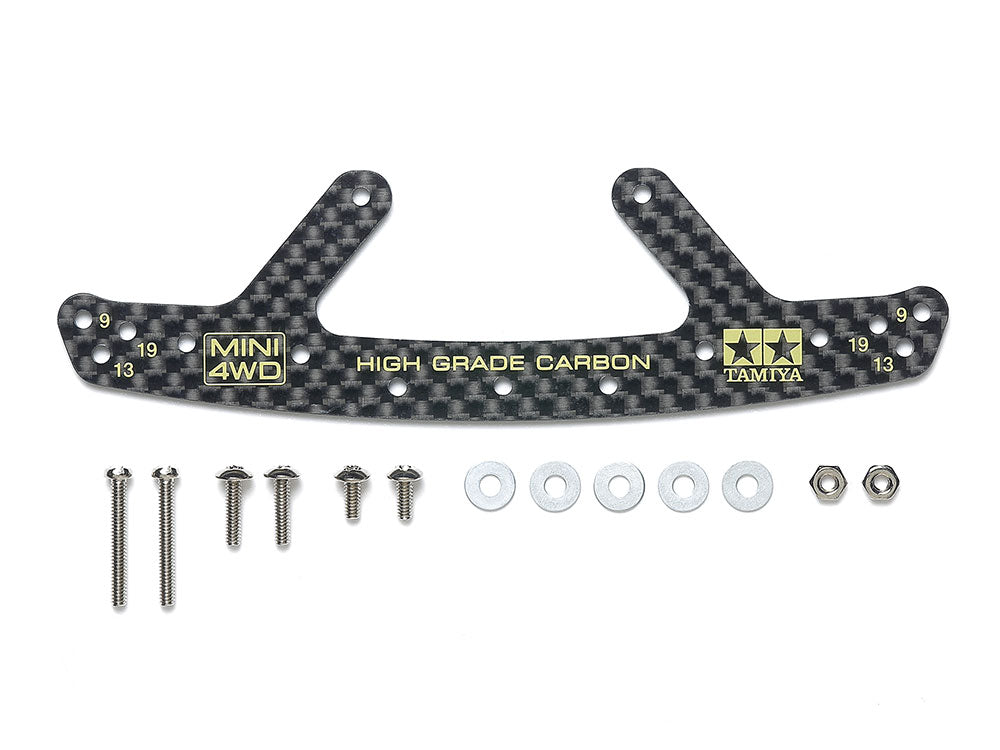 Tamiya 95692 – HG Carbon Front Bumper Plate (1.5mm)