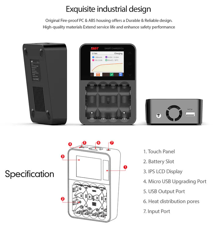 ISDT C4 EVO Smart Battery Charger
